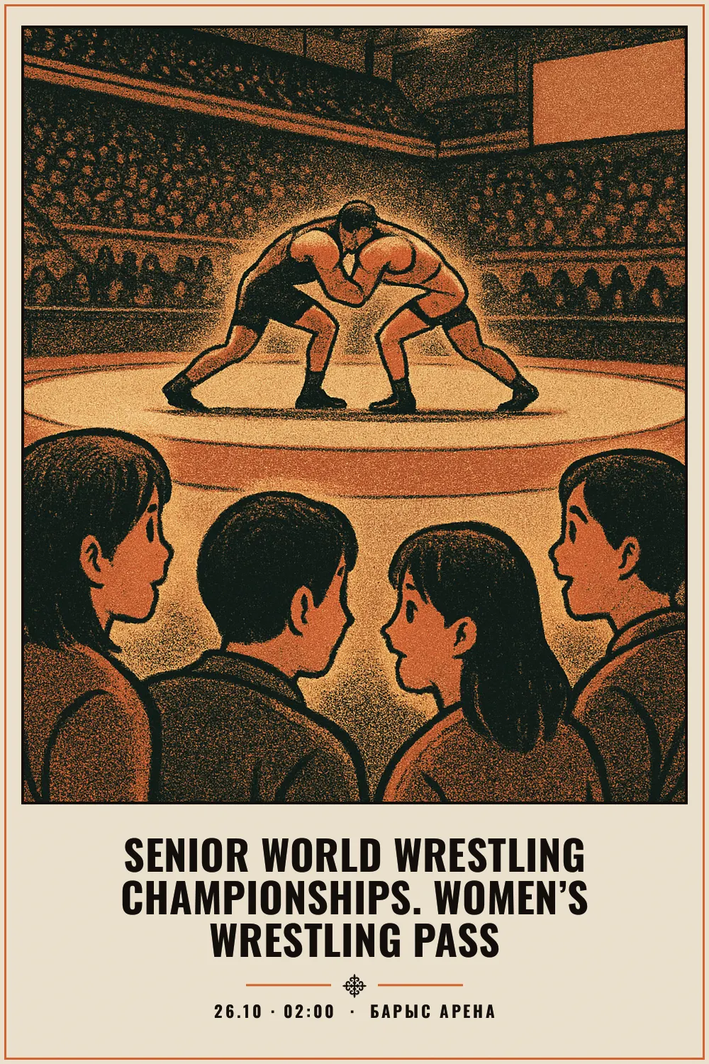 Senior World Wrestling Championships. Women’s Wrestling Pass - 1