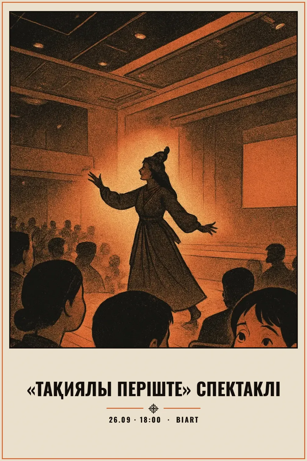 «Тақиялы періште» спектаклі - 1