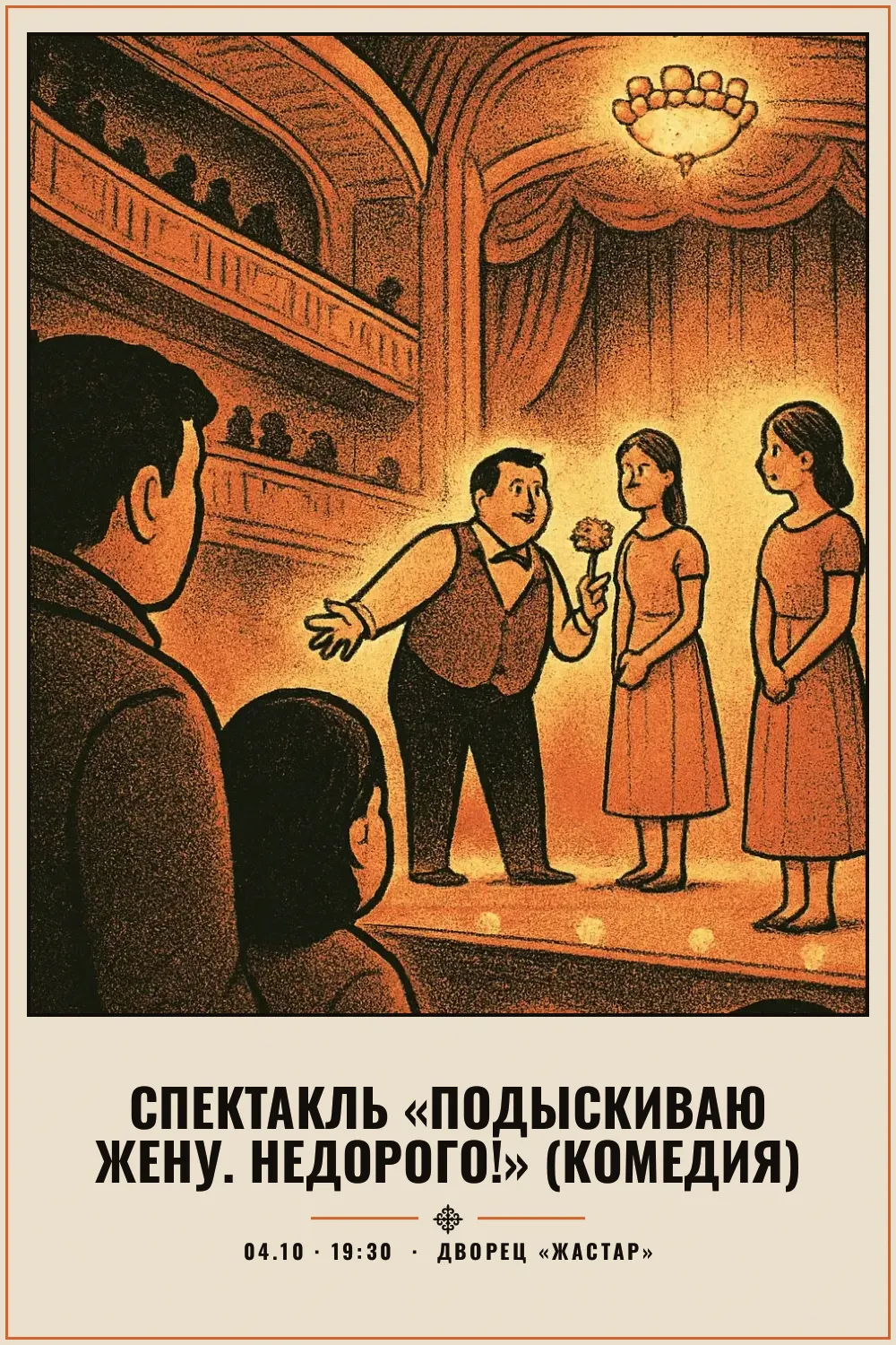 Спектакль «Подыскиваю жену. Недорого!» (комедия) - 1