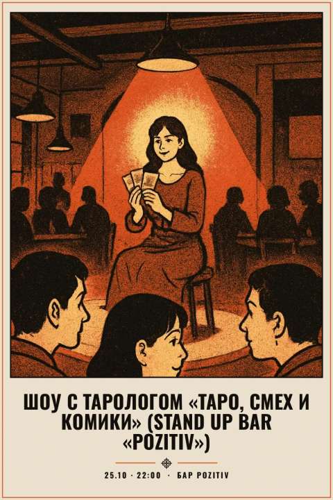 Шоу с тарологом «Таро, смех и комики» (Stand Up Bar «Pozitiv») - 1