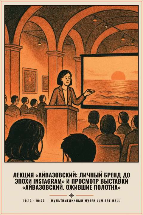 Лекция «Айвазовский: личный бренд до эпохи Instagram» и просмотр выставки «Айвазовский. Ожившие полотна» - 1