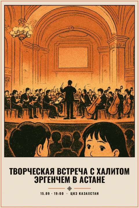 Творческая встреча с Халитом Эргенчем в Астане - 1