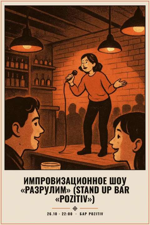 Импровизационное шоу «Разрулим» (Stand Up Bar «Pozitiv») - 1