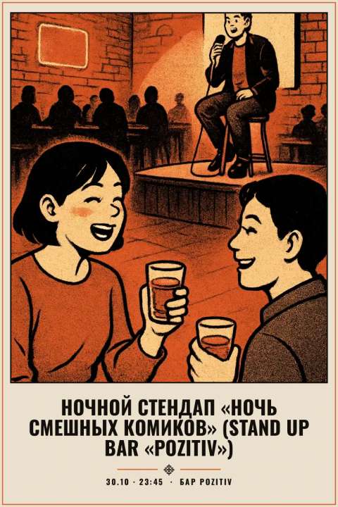 Ночной стендап «Ночь смешных комиков» (Stand Up Bar «Pozitiv») - 1