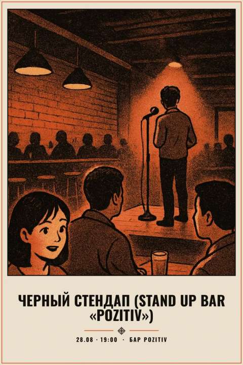 Черный стендап (Stand Up Bar «Pozitiv») - 1