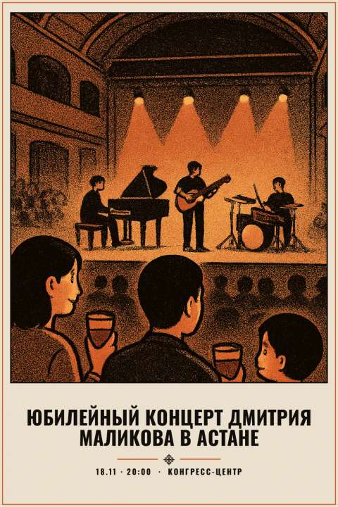 Юбилейный концерт Дмитрия Маликова в Астане - 1