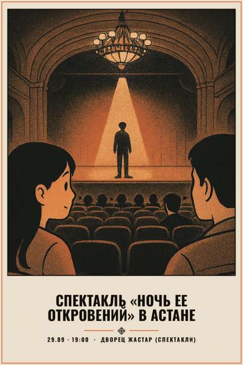 Спектакль «Ночь ее откровений» в Астане - 1