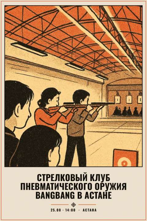 Стрелковый клуб пневматического оружия BangBang в Астане - 1