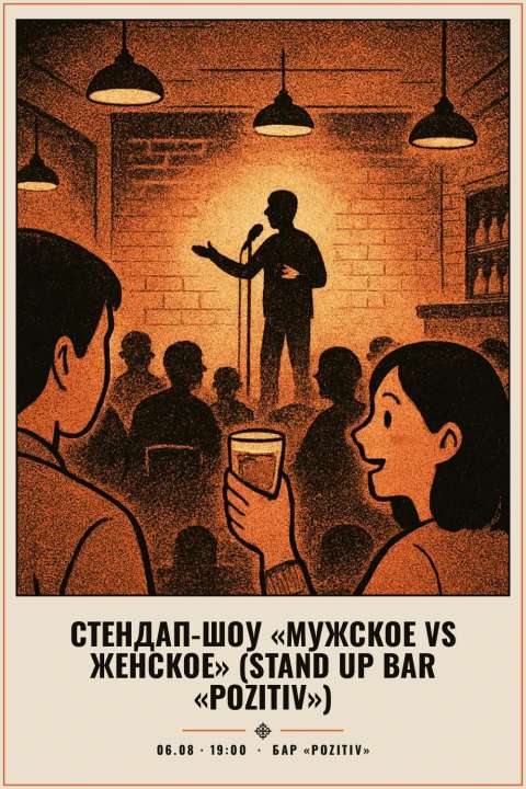Стендап-шоу «Мужское VS Женское» (Stand Up Bar «Pozitiv») - 1