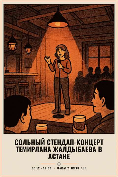 Сольный стендап-концерт Темирлана Жалдыбаева в Астане - 1