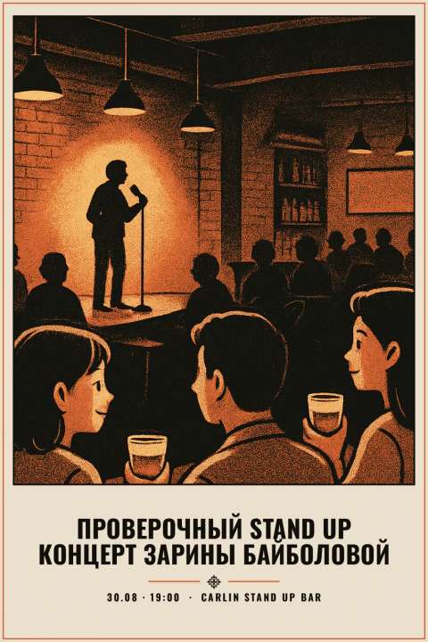Проверочный stand up концерт Зарины Байболовой - 1
