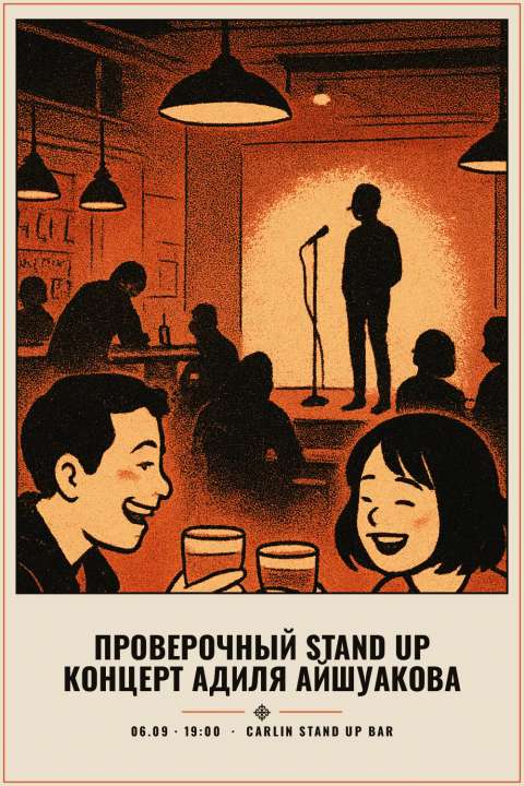 Проверочный stand up концерт Адиля Айшуакова - 1