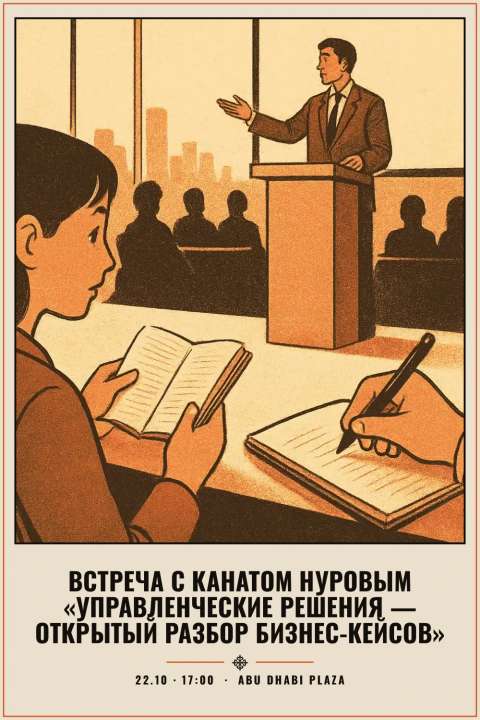 Встреча с Канатом Нуровым «Управленческие решения — открытый разбор бизнес-кейсов» - 1