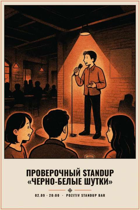 Проверочный STANDUP «Черно-белые шутки» - 1