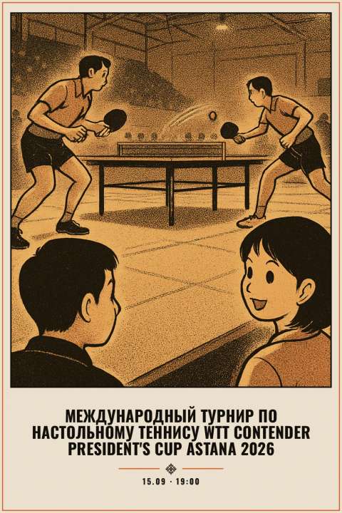 Международный турнир по настольному теннису WTT Contender President's Cup Astana 2026 - 1