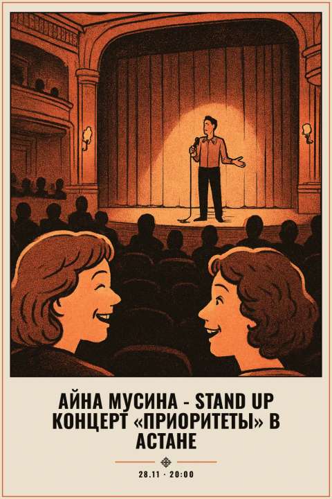 Айна Мусина - stand up концерт «Приоритеты» в Астане - 1