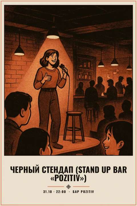 Черный стендап (Stand Up Bar «Pozitiv») - 1