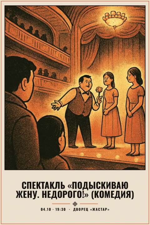 Спектакль «Подыскиваю жену. Недорого!» (комедия) - 1