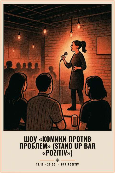 Шоу «Комики против проблем» (Stand Up Bar «Pozitiv») - 1