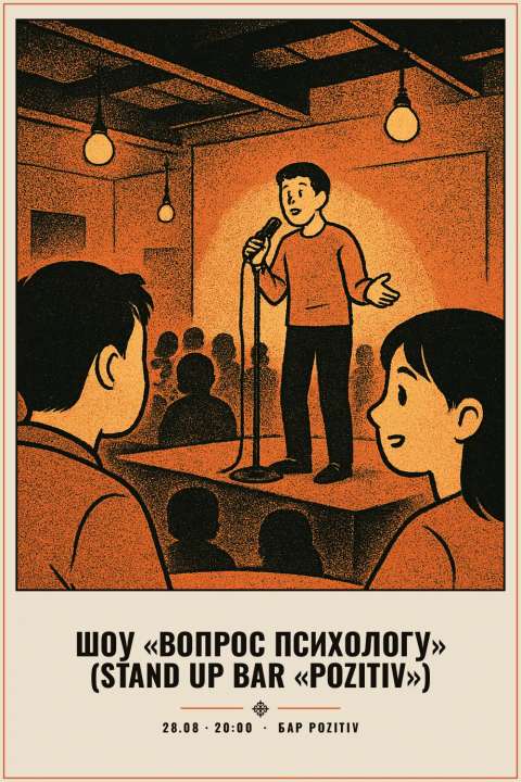 Шоу «Вопрос психологу» (Stand Up Bar «Pozitiv») - 1