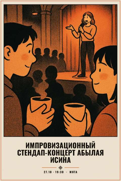 Импровизационный стендап-концерт Абылая Исина - 1