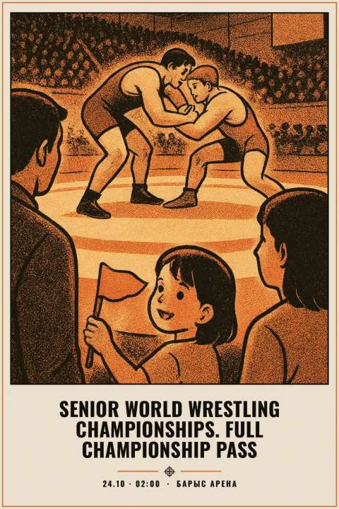 Senior World Wrestling Championships. Full Championship Pass - 1