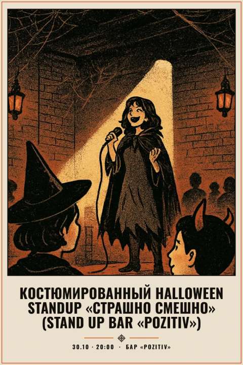 Костюмированный Halloween Standup «Страшно смешно» (Stand Up Bar «Pozitiv») - 1