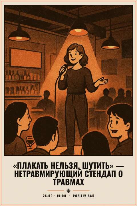 «Плакать нельзя, шутить» — нетравмирующий стендап о травмах - 1