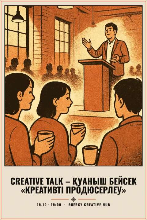 Creative Talk – Қуаныш Бейсек «Креативті продюсерлеу» - 1