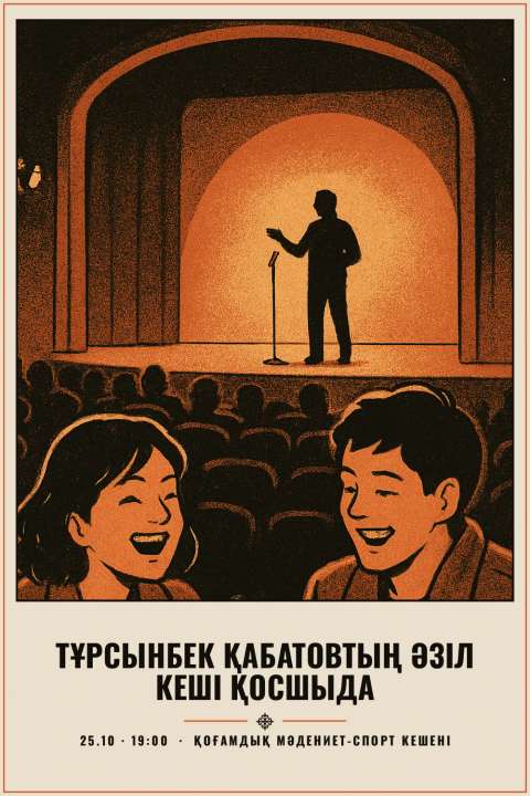 Тұрсынбек Қабатовтың әзіл кеші Қосшыда - 1