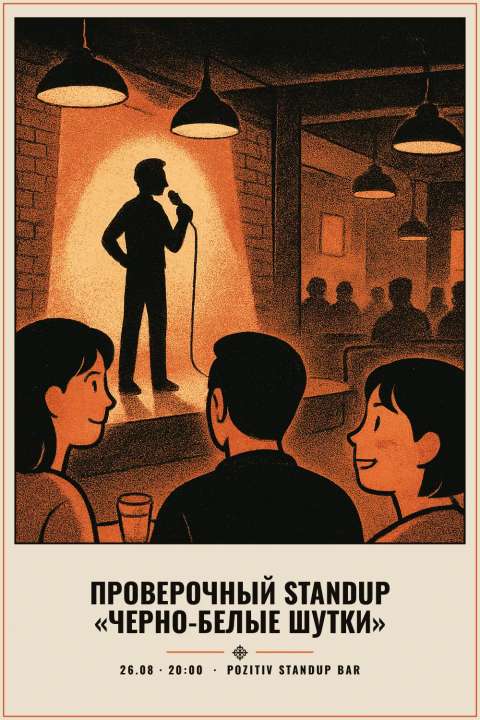 Проверочный STANDUP «Черно-белые шутки» - 1