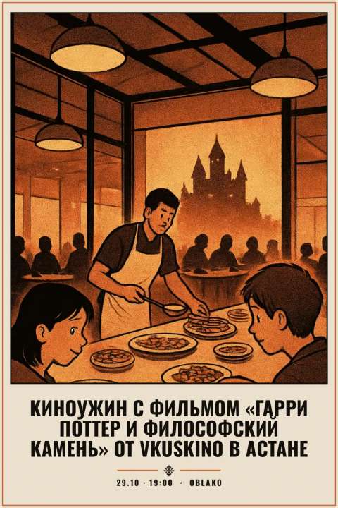 Киноужин с фильмом «Гарри Поттер и Философский камень» от VkusKino в Астане - 1