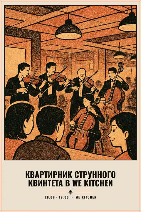 Квартирник струнного квинтета в WE Kitchen - 1