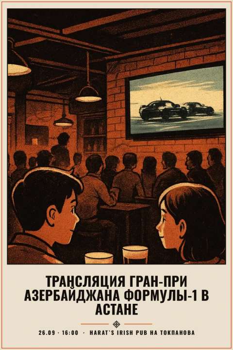 Трансляция Гран-при Азербайджана Формулы-1 в Астане - 1