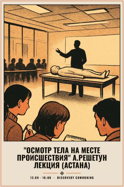 "Осмотр тела на месте происшествия" А.Решетун лекция (Астана) - 1