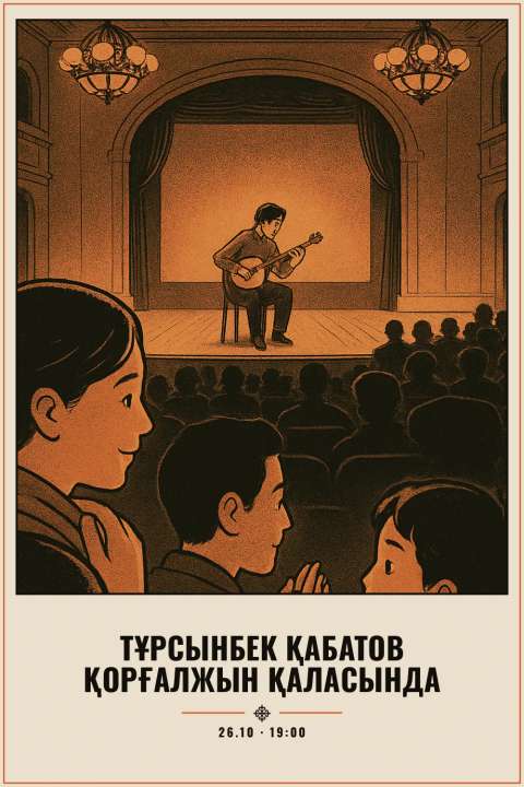 Тұрсынбек Қабатов Қорғалжын қаласында - 1