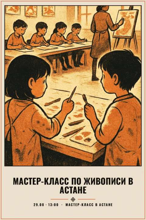 Мастер-класс по Живописи в Астане - 1